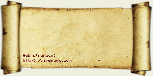 Jana Bandović vizit kartica